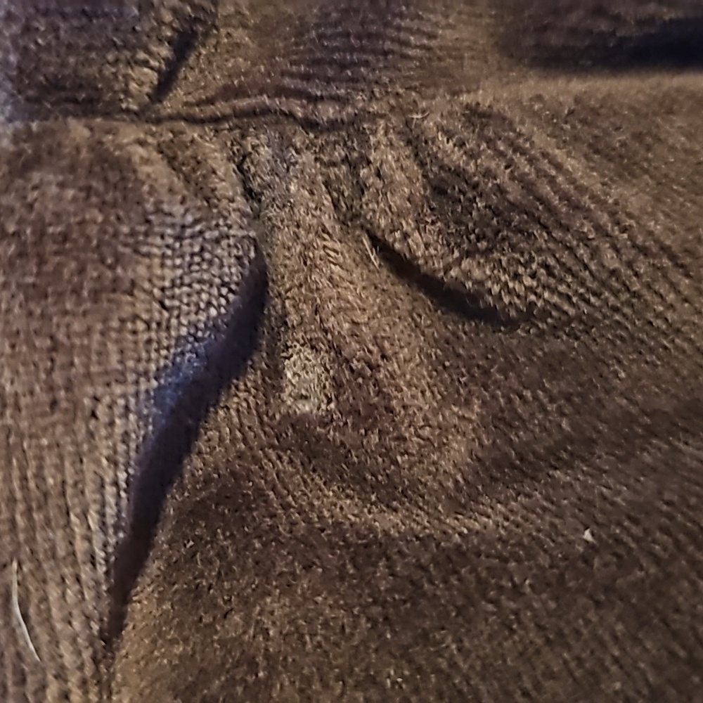 Calvin Klein Brown Velour Hoodie Jacket Size XL - Picture 11 of 12